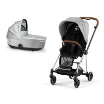 Детска количка 2 в 1 Cybex Mios 3.0 Koi Crystallized, с количка