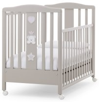 Стаята на детето - Детска кошара Italbaby Baby Re, колекция Trendy, изработена от масивна букова дървесина, издръжлива - 2