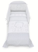 Σετ κλινοσκεπασμάτων Maxi Italbaby Popstar Trendy Collection, πέντε τεμάχια, από βαμβάκι