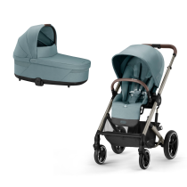 Бебешки колички - Детска количка 2 в 1 Balios S Lux, ново издание, с кош - 1