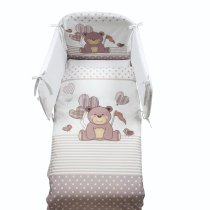 Спален комплект Italbaby Kuku Maxi, Trendy Collection, пет части, изработен от памук