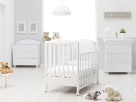  - Детска кошара Italbaby Flash, Trendy Collection, изработена от букова дървесина - 2