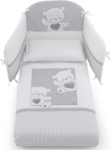 Σετ κλινοσκεπασμάτων Maxi Italbaby Baby Jolie Trendy Collection, πέντε τεμάχια