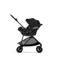 Бебешки колички - Детска количка Cybex Melio Carbon 3 в 1, ново издание, ултра лека, с количка и кора Aton S2 - 2