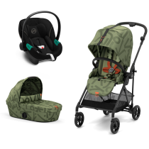 Παιδικά καρότσια - Παιδικό καρότσι Cybex Melio Street 3 σε 1, νέα έκδοση, εξαιρετικά ελαφρύ, με πορτμπαγκάζ και κέλυφος Aton S2 - 2