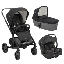 Бебешки колички / Колички 3 в 1 - Детска количка Joie Chrome 3 в 1, мултифункционална, с кош и черупка i-Gemm  - 1