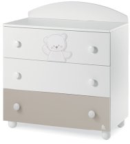 Camera copilului / Mobilier copii - Comoda Italbaby Jolie Colectia Trendy pentru copii, trei sertare, din lemn de fag - 1
