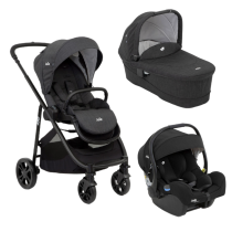  - Многофункционална детска количка 3 в 1 Joie Versatrax, лесно сгъваема, с кош и черупка i-Gemm  - 2