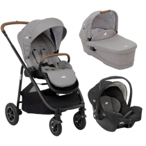Бебешки колички / Колички 3 в 1 - Детска количка 3 в 1 Joie Versatrax, просторна, гъвкава, с количка и черупка Gemm - 1