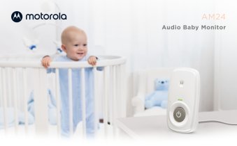 Baby monitors - Baby monitor Motorola AM24 Audio, afisaj LCD iluminat - 2
