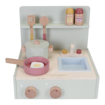 Играчки - Малка холандска мини кухня за деца, изработена от дърво, с аксесоари - 2