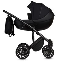 Бебешки колички / Бебешки колички 2 в 1 - Детска количка Anex M/ Тип 2 в 1 многофункционална Мастило - 1