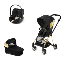 Детска количка 3 в 1 Cybex Mios 2.0 Wings от Jeremy Scott, с кош и кора за кола Cloud Z