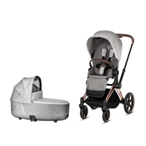 Детска количка 2 в 1 Cybex Priam 3.0 Koi Crystallized, с количка