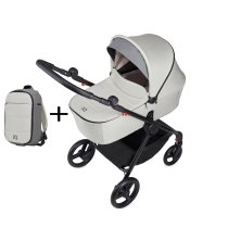 Бебешки колички / Колички 3 в 1 - Детска количка 2 в 1 Anex IQ, компактна, многофункционална + подарък раница - 2