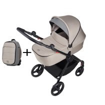Бебешки колички - Детска количка 2 в 1 Anex IQ, компактна, многофункционална + подарък раница - 1