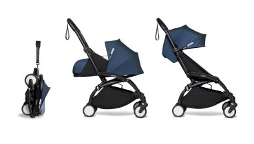 Καρότσι μωρού 2 σε 1 BABYZEN YOYO², μαύρο πλαίσιο, με συσκευασία για νεογέννητα και συσκευασία χρώματος