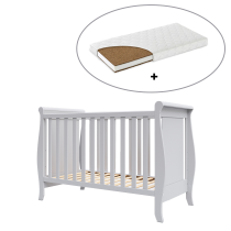 - BabyMatters Nido Βρεφική Κούνια Από Μασίφ Ξύλο 120x60cm & Στρώμα Κοκκοφοίνικα - 2