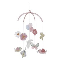 Διακοσμητικό καρουζέλ Little Dutch, συλλογή Flowers and Butterflies, από χαρτόνι FSC