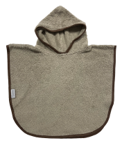 Баня и тоалетна - Детски халат Poncho Italbaby, памучен, с качулка, 2-4 години - 2
