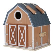 Играчки - FSC дървена къща за кукли, преносима, Little Dutch barn - Little Farm - 2