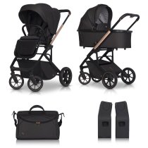 Бебешки колички - Промоционална опаковка Cavoe Moi+ 2 в 1 с подаръчна торбичка и адаптери - 2