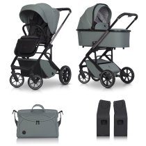Бебешки колички - Промоционална опаковка Cavoe Moi+ 2 в 1 с подаръчна торбичка и адаптери - 1