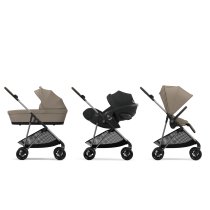Παιδικά καρότσια - Παιδικό καρότσι Cybex Melio 3 σε 1, συλλογή 2024, με μπασκέτα και κέλυφος Cloud G Plus - 1