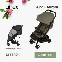 Carucior sport Anex Air-Z pentru copii, ultracompact cu plasa anti insecte cadou