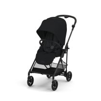 Бебешки колички / Колички 3 в 1 - Детска количка Cybex Melio Carbon 3 в 1, издание 2024 г., с количка и черупка Cloud G Plus, Magic Black - 2
