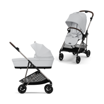 Бебешки колички - Детска количка Cybex Melio 2 в 1, с кош, колекция 2024г - 2
