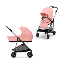 Παιδικά καρότσια - Παιδικό καρότσι Cybex Melio 2 σε 1, με πορτμπαγκάζ, συλλογή 2024 - 1