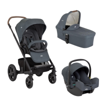 Παιδικά καρότσια - Παιδικό καρότσι Joie Chrome DLX 3 σε 1, με μπασκέτα και κέλυφος i-Snug - 1