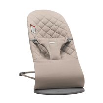 Balansoar pentru copii BabyBjorn Bliss, cu aspect clasic, tesatura matlasata