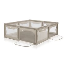  - Tarc de joaca pentru copii - Lionelo Willow XL 180 x 200, compact, Beige Sand - 1