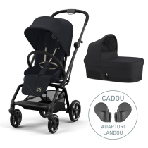 Παιδικά καρότσια - Συσκευασία 2 σε 1 Cybex Gold Eezy S Twist+ 2, 360° με καρότσι και προσαρμογείς δώρου - 2