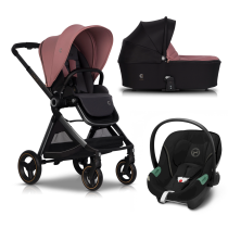 Carucior 3 in 1 pentru copii Cavoe Osis 2.0 multifunctional, cu landou si scoica auto Cybex