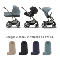  - Carucior 3 in 1 Balios S Lux pentru copii, editie noua, cu landou si scoica auto Cloud G Plus - 2