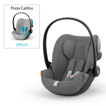 Scoica auto Cybex Gold Cloud G i-Size Confort pentru copii, 0-24 luni, ergonomica