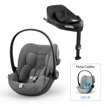  - Scoica auto Cybex Gold Cloud G i-Size Confort pentru copii, 0-24 luni + Baza G - 2