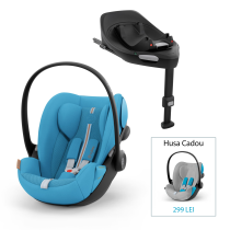 Scoica auto Cybex Cloud G Plus i-Size pentru copii, 0-24 luni, ergonomica + Baza G