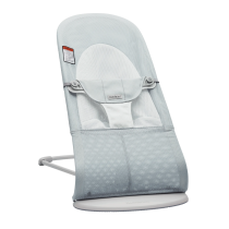 BabyBjorn Balance Soft Silver / White Mesh Κουνιστή καρέκλα