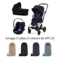  - Carucior 3 in 1 pentru copii Cybex Gold Eezy S Twist +2, cu landou si scoica Cloud G Plus - 2