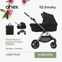 Carucior 2 in 1 pentru copii Anex IQ, compact, multifunctional