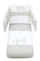 Σετ κλινοσκεπασμάτων Pony Italbaby Sogni D'oro, συλλογή Boutique, τέσσερα τεμάχια, βαμβάκι