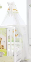 Κουβούκλιο με πέπλο για κούνια ItalBaby Gina, κεντημένο, προστατευτικό