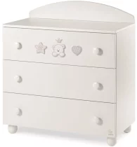  - Детски скрин Italbaby Popstar Trendy Collection с три чекмеджета от букова дървесина - 1