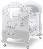  - Детска кошара Italbaby Oblo Jolie, Trendy Collection, изработена от букова дървесина - 2