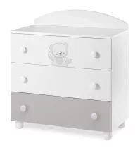  - Детски скрин Italbaby Jolie Trendy Collection с три чекмеджета от букова дървесина - 2
