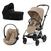 Παιδικά καρότσια - Παιδικό καρότσι 3 σε 1 Cybex Gold Eezy S Twist +2, με μπασκέτα και κέλυφος Cloud G Plus - 2